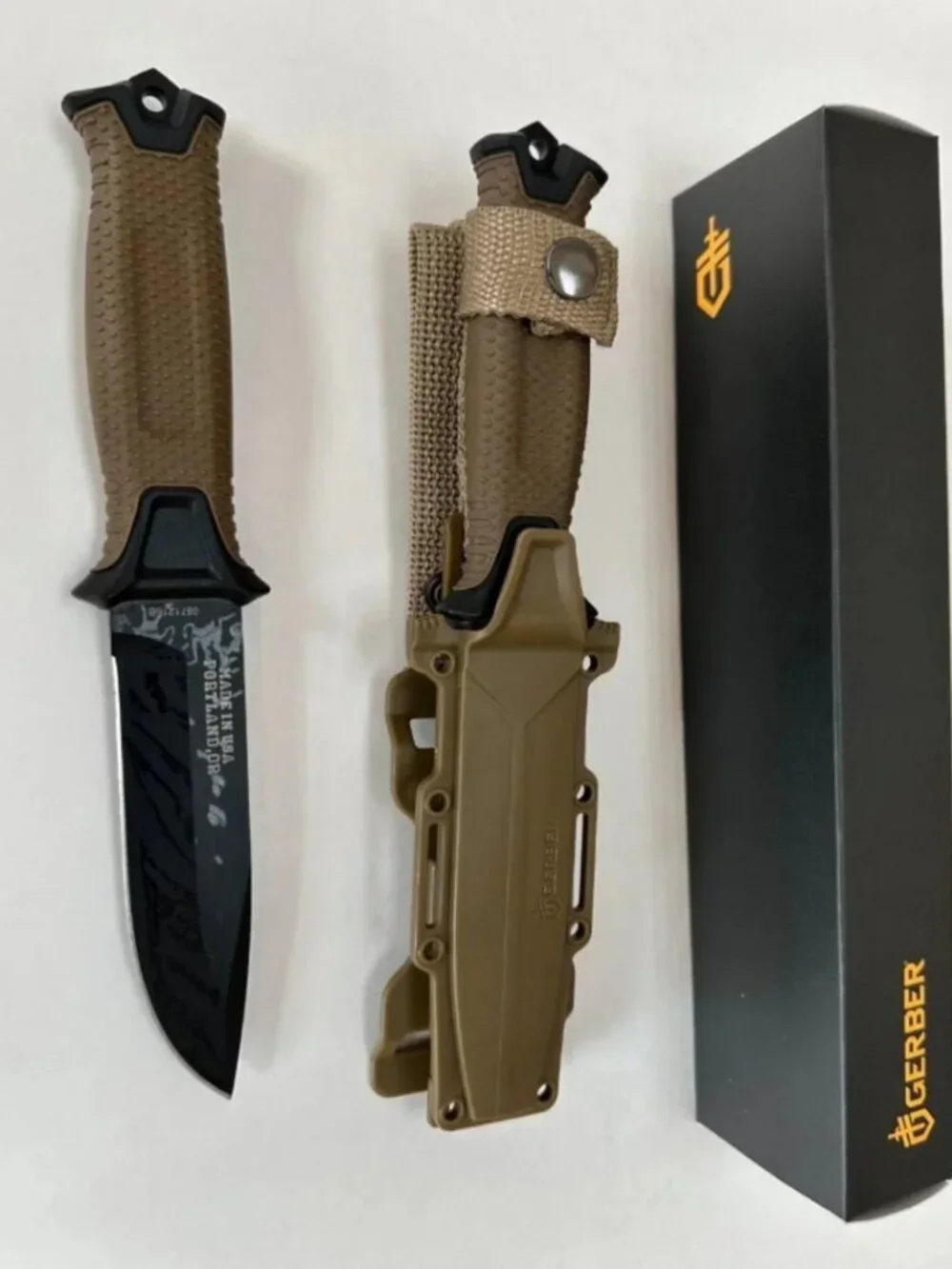 Gerber Outdoor Utility Knife with Sheath – Durable Fixed Blade Survival Knife